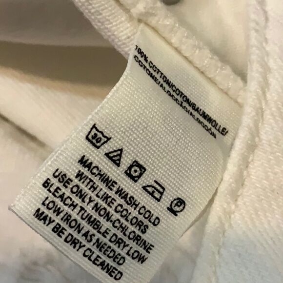 Free People Zip It Up Denim Mini Skirt White 26 - Picture 12 of 13